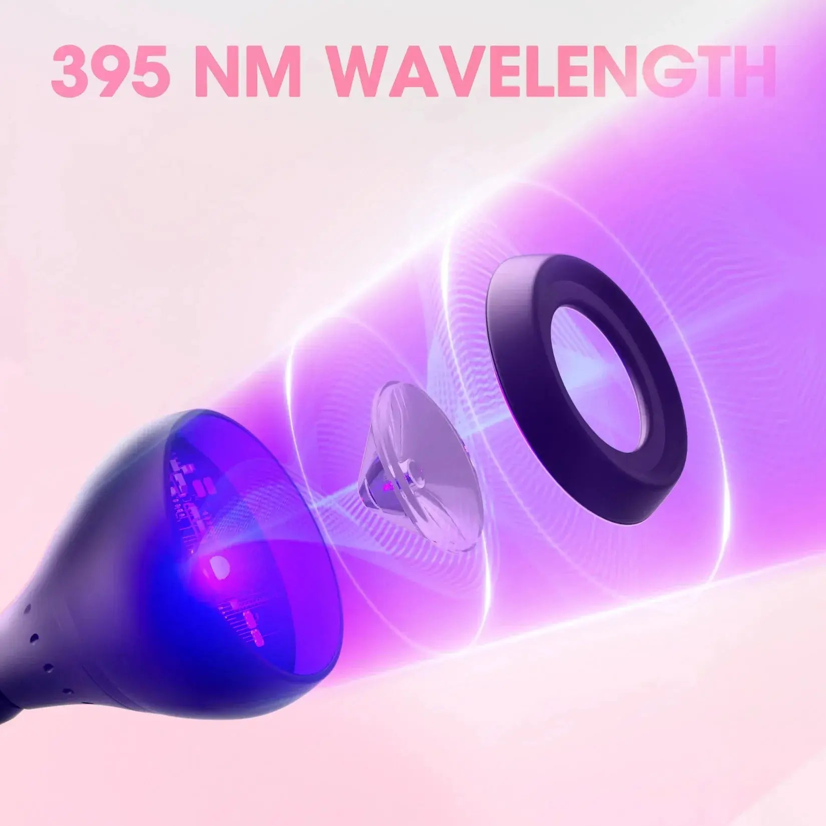 Professional UV Nail Lamp With 395nm Wavelength And Clip On Gooseneck Desk Mount For Efficient Gel Manicure