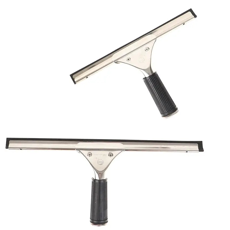 Glass Wiper Cleaning Tool With Silicone Blade Hook For Windows Mirrors Shower Doors And Car Squeegee Window Scraper