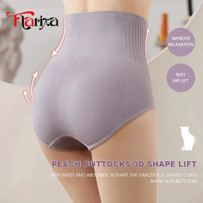 Flarixa high-waist seamless shaping briefs by Simples Market in lavender color