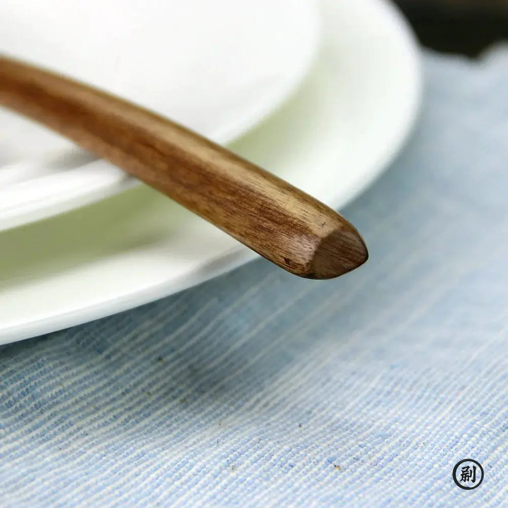 5 Piece Natural Wooden Spoon Set With Ellipse Ladle Spoon And Fork Eco Friendly Kitchen Tableware For Cooking
