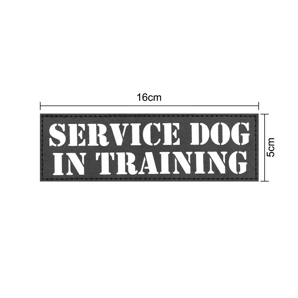 One Piece Embroidered Service Dog Patch For Vests And Harnesses Removable Patch For Dogs And Cats