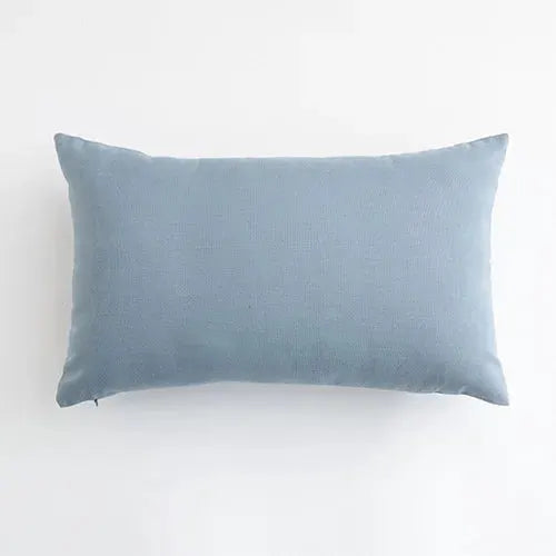 Pillow cover in light blue decorative for sofa, 30x50cm, 1pc.
