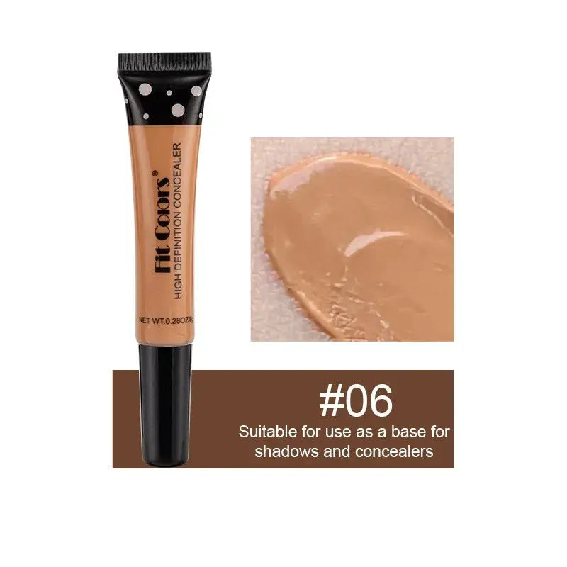 DermaGlow Six Color Concealer Nourishing Liquid Foundation For Dark Circles Full Coverage Suitable For All Skin Types