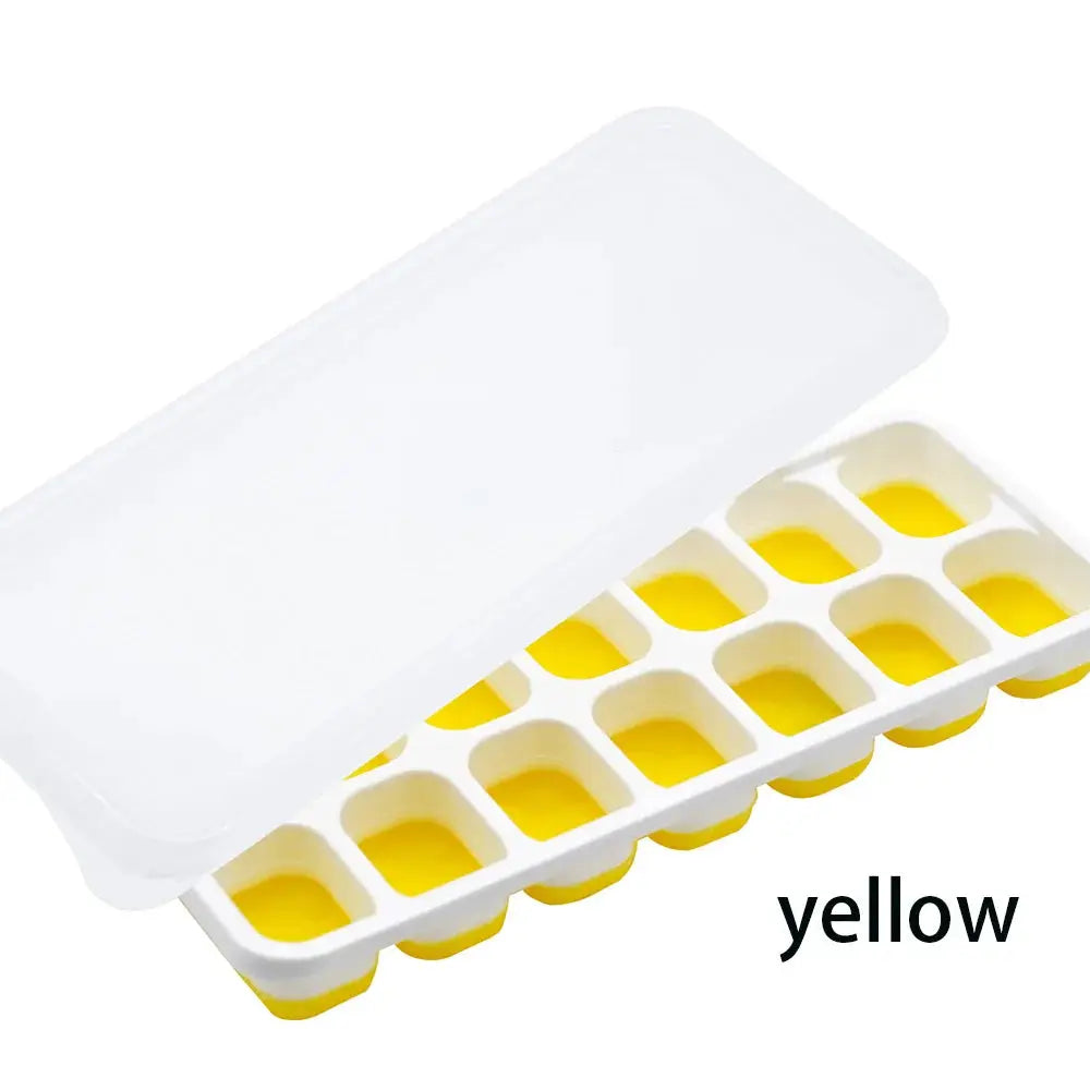 14 Grid Silicone Ice Cube Tray Square Ice Cube Maker Non Toxic Durable Food Grade For Bar Pub Wine