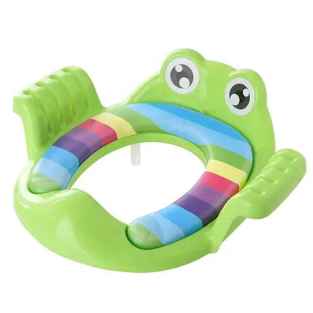 Adjustable Toddler Potty Seat With Step Stool Ladder Cartoon Design Training Chair For Kids