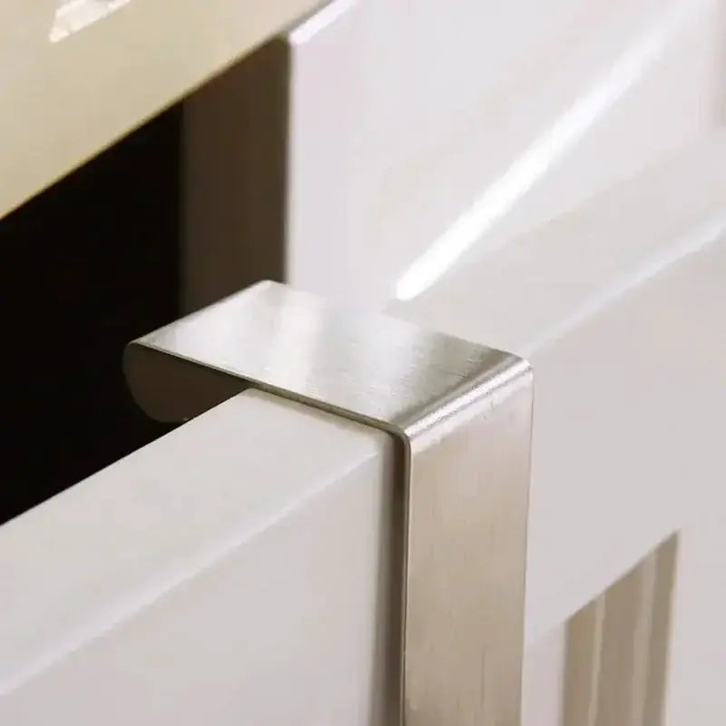 Z Shaped Stainless Steel Bathroom Cabinet Hook For Coats Keys Kitchen Utensils Rear Hanger Organizer