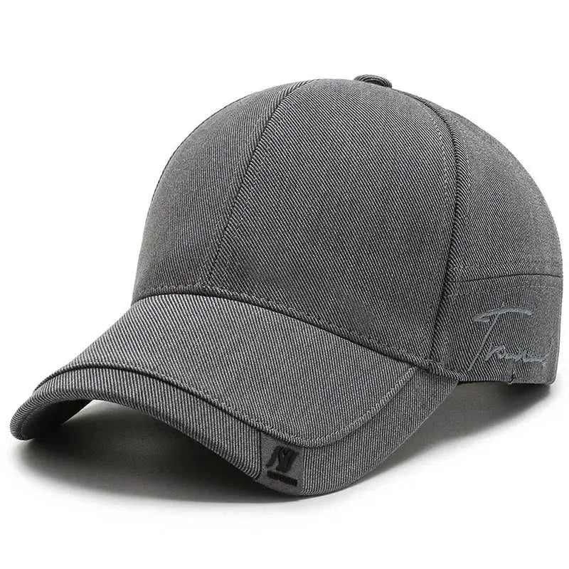 Dry Quickly Sun Cap Unisex Outdoor Casual Baseball Hat Big Size 60 To 65cm Adjustable Peaked Visor Cap