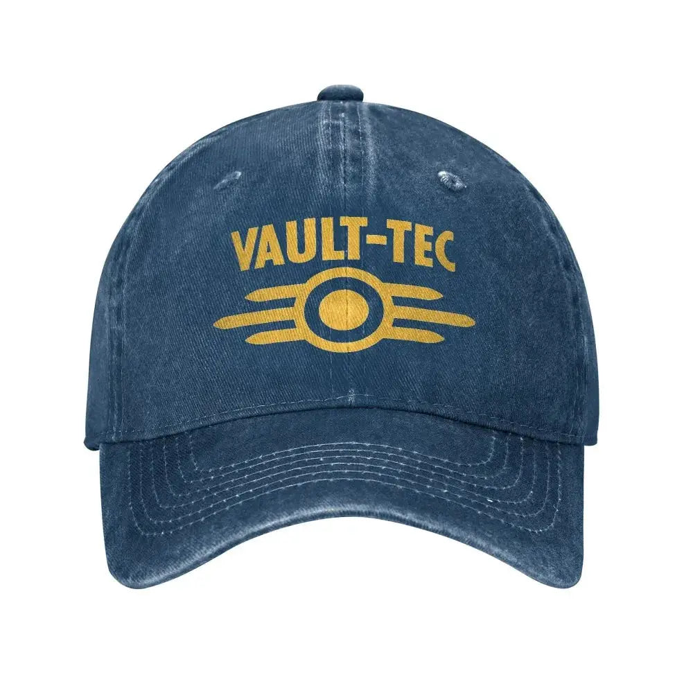 Vault Tec Logo Fallout Game Sun Baseball Cap Unisex Teens Hip Hop Style Summer Trendy Tennis Skate Hat Hot Sale