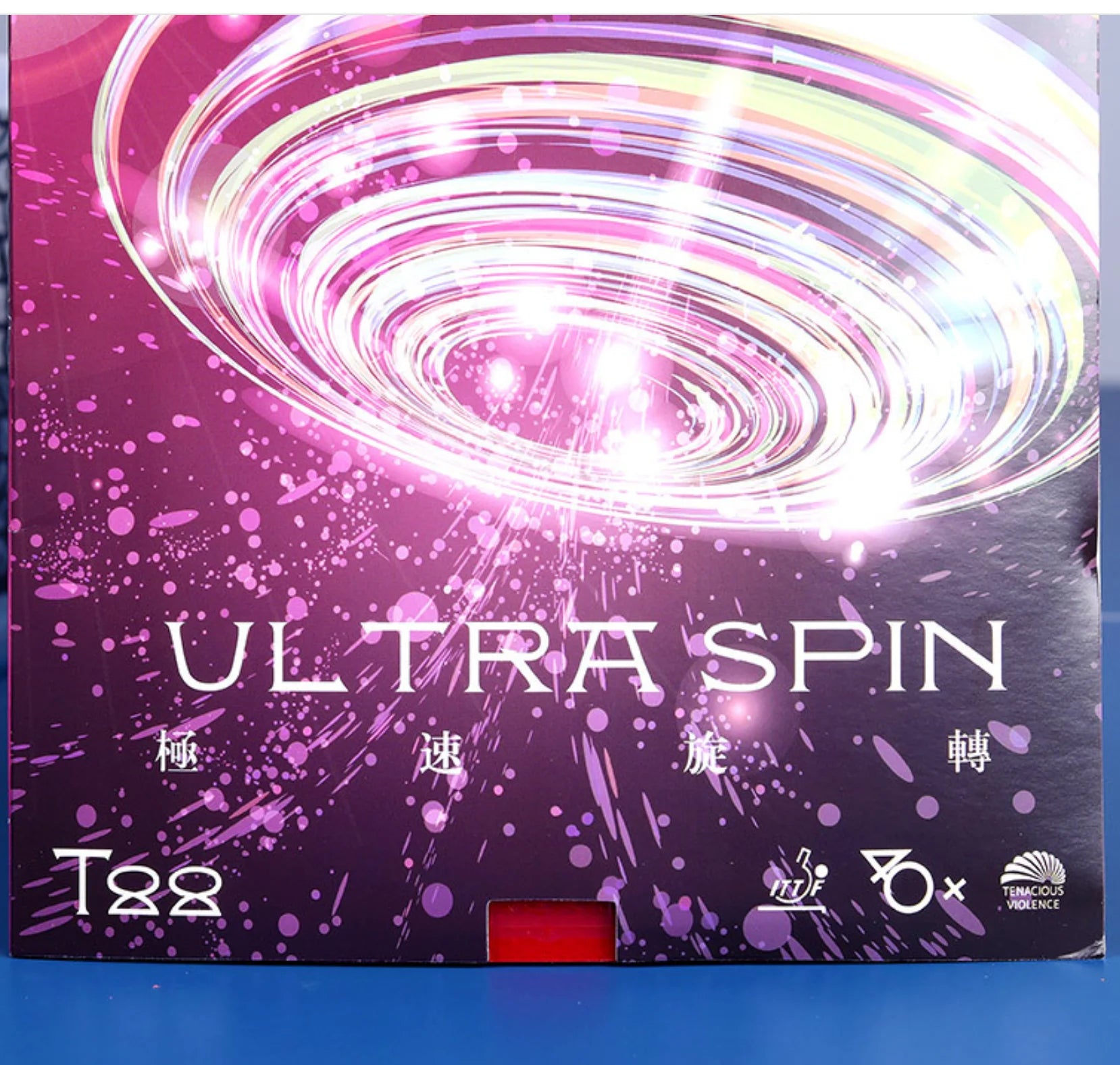 Sanwei T88 Ultra Spin Table Tennis Rubber Semi Sticky Control Loop Ping Pong Rubber With High Elasticity Sponge