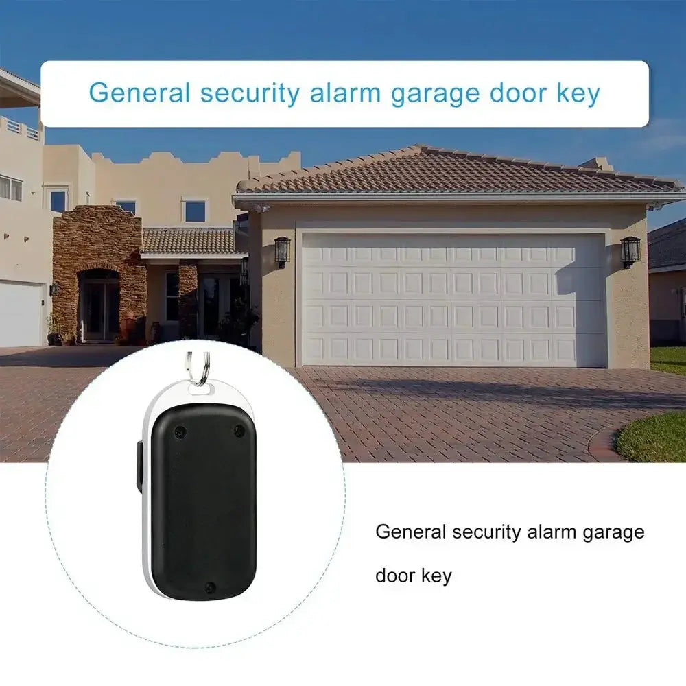 Universal garage door remote, 4-button, black, 433MHz clone by Simples Market