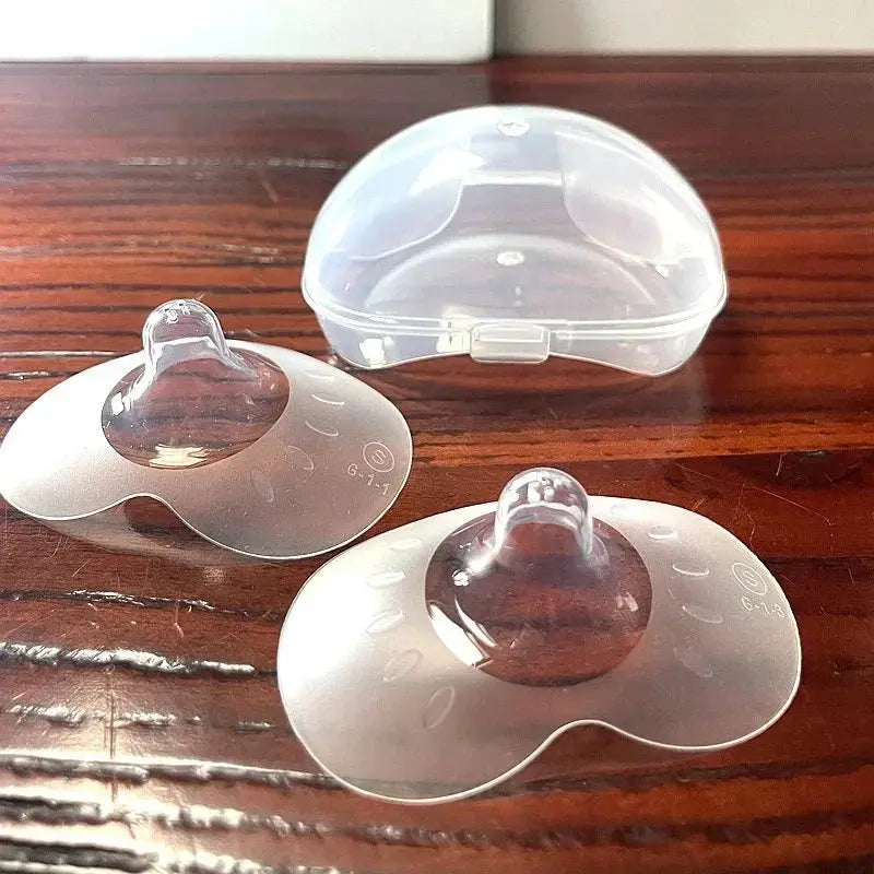2 Pcs Silicone Breastfeeding Nipple Protectors For Nursing Shields Soft Milk Feeding Shields For Mothers
