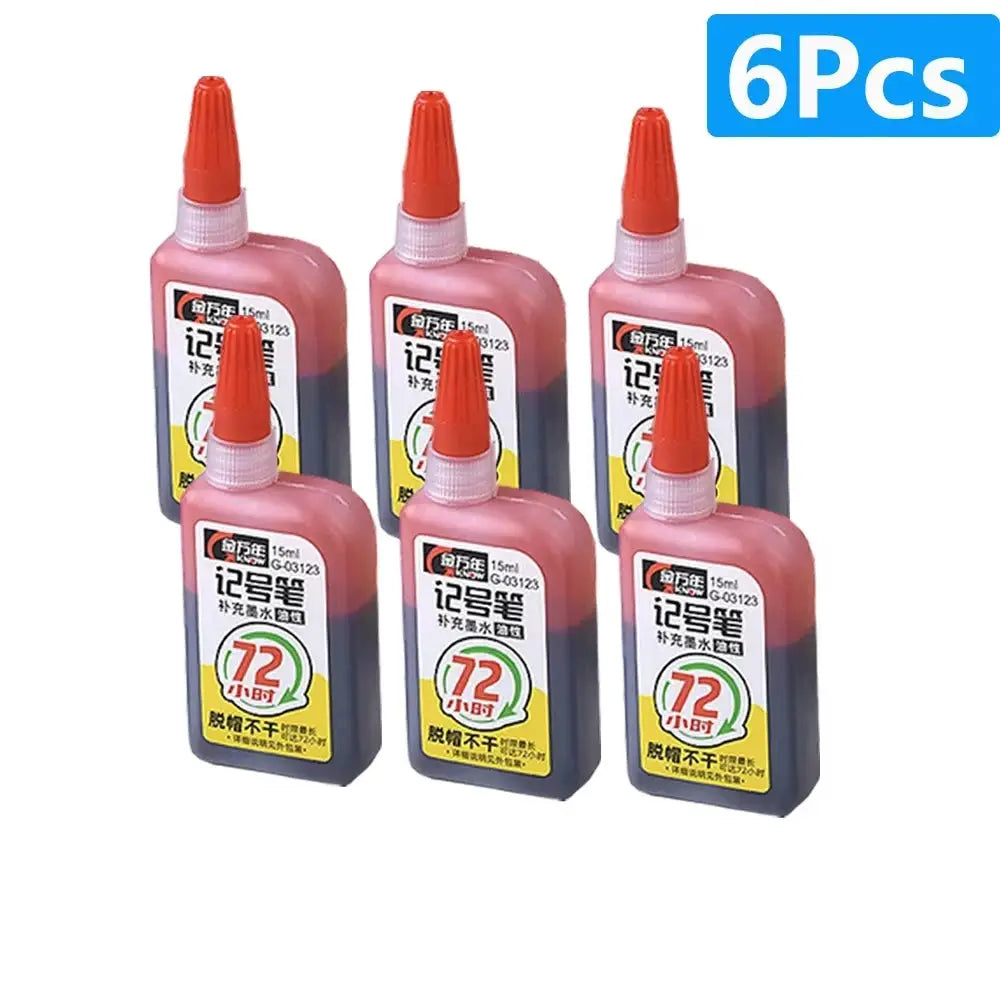 45mm Waterproof Long Head Marker Pen for Deep Hole Marking Tile Carpentry Woodworking Multi Purpose Ink Black Blue Red