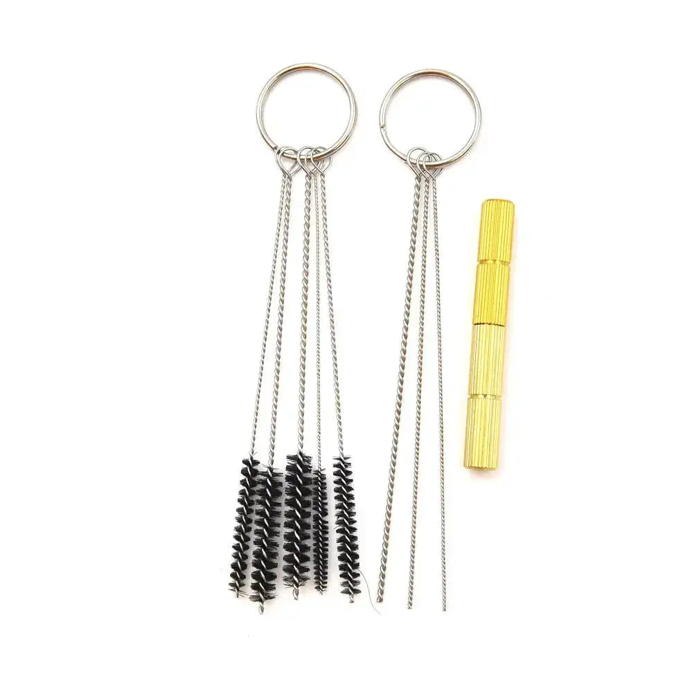 11 Piece Airbrush Cleaning Kit With Nozzle Cleaning Needles And Brushes For Spray Gun Repair