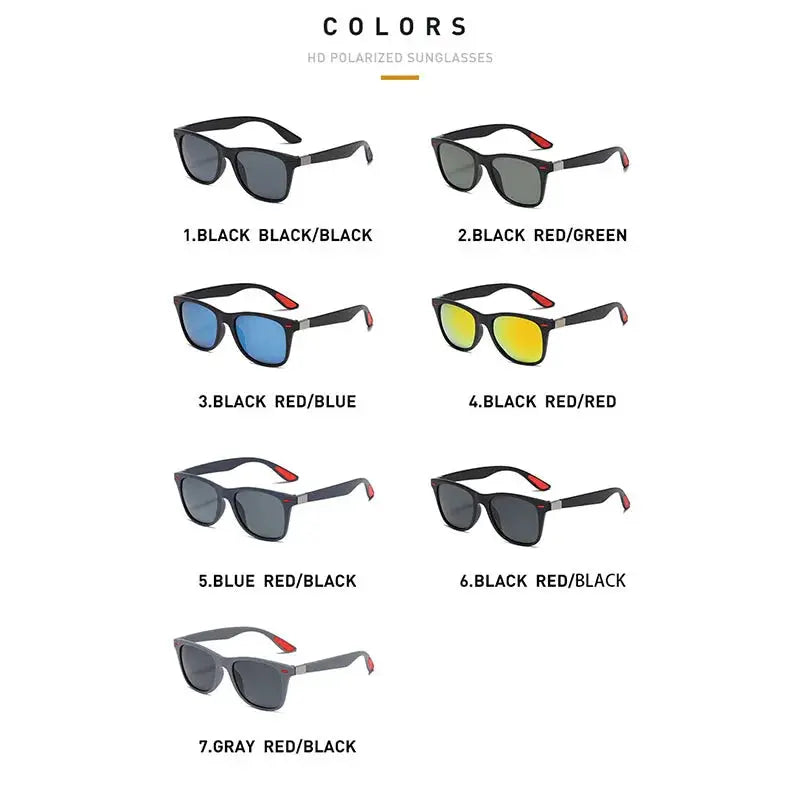 VisionGuard Night Vision Glasses Polarized Sunglasses For Men With UV400 Protection And Day Night Driving