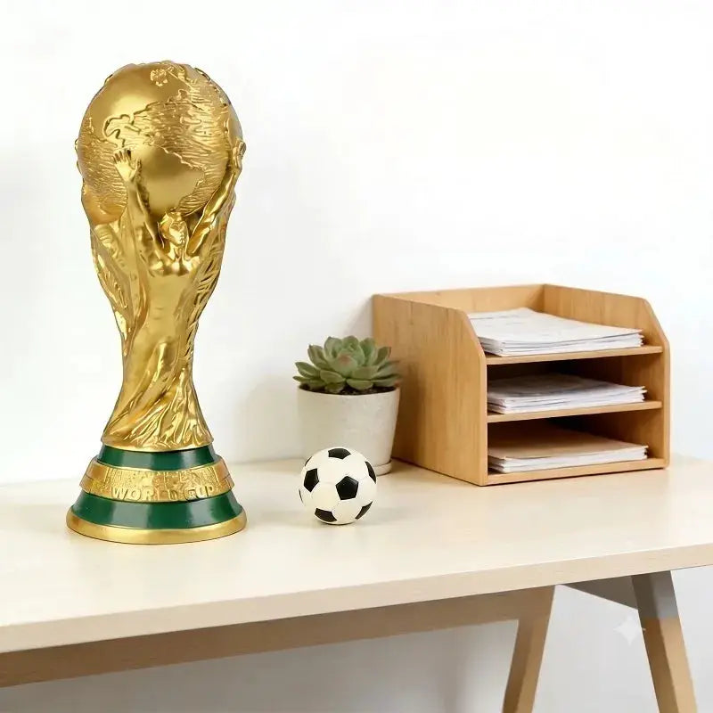 World Cup Plastic Trophy Model Ornament Football Souvenir For Fans