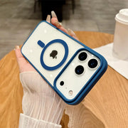 Shockproof MagSafe Magnetic Phone Case Transparent Acrylic Cover For Iphone Models With Shock Protection