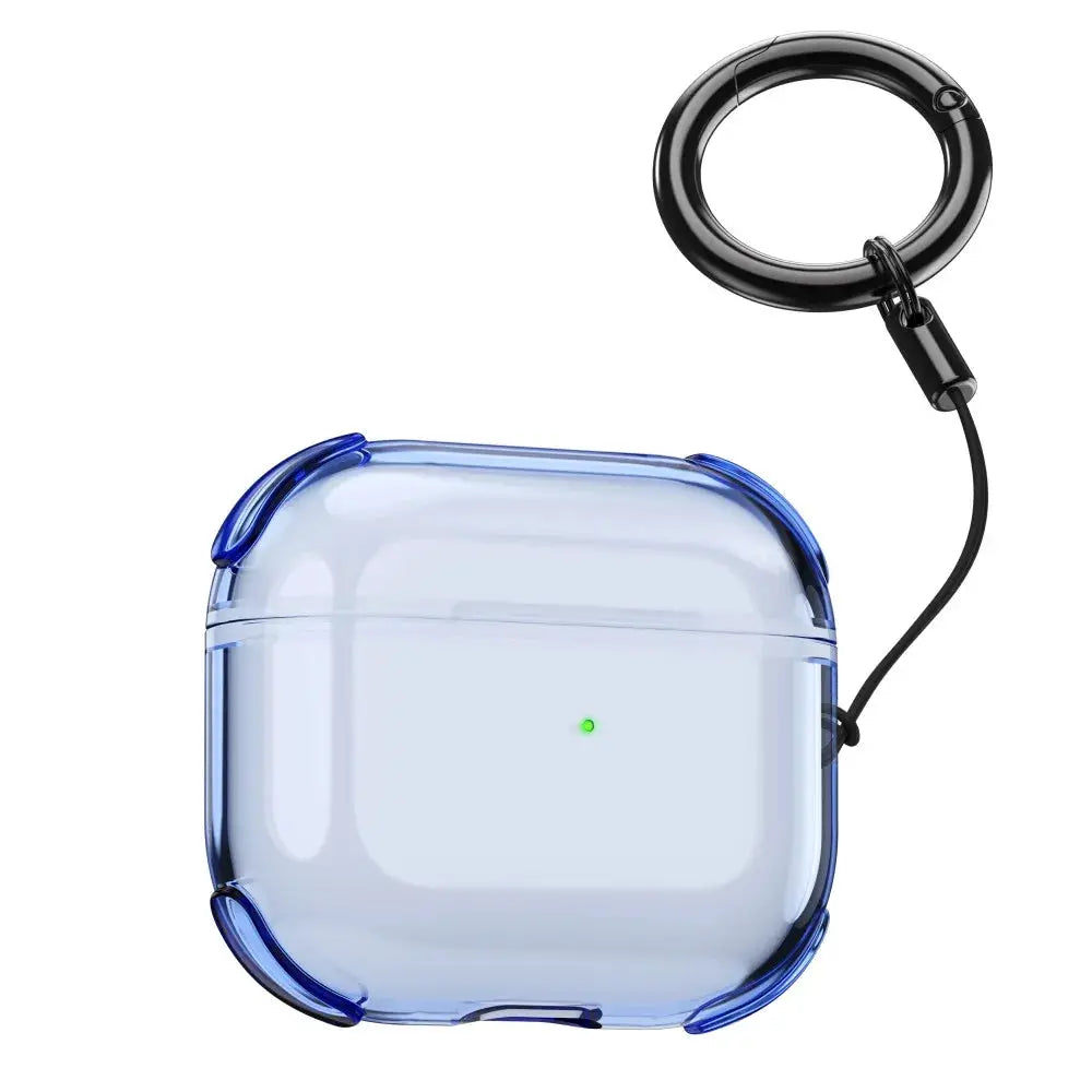 Transparent TPU Case For AirPods Pro 1st And 2nd Gen 3rd Gen And 4th Gen With Lanyard Shockproof Crystal Clear Cover