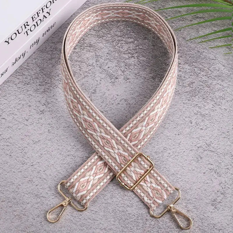 CarryCraft Adjustable Multifunctional Bag Straps Durable Fabric 54.33 Inch Length Minimalist Design