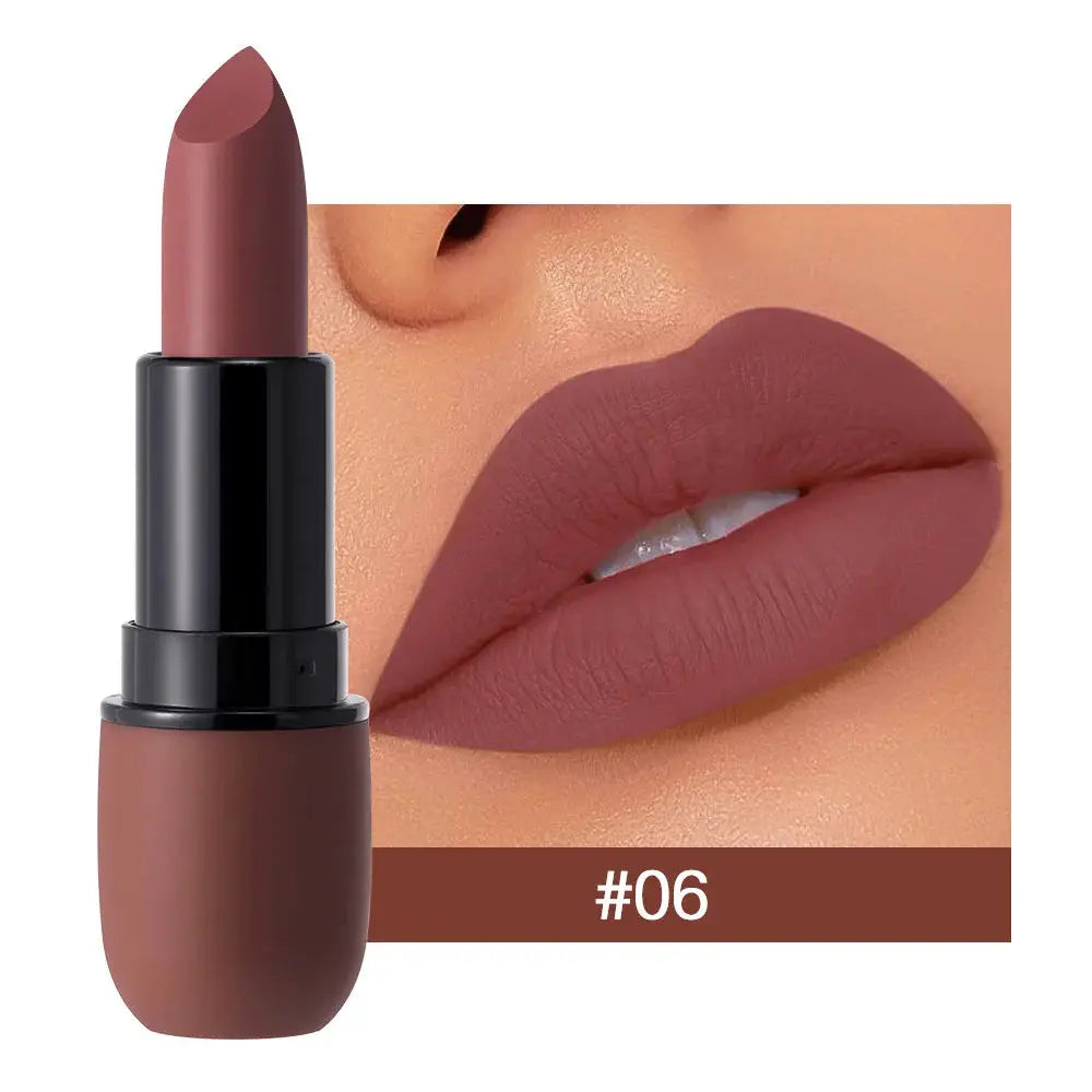 Velvet Bloom Six Color Matte Lipstick Set With Waterproof Long Lasting All Day Finish