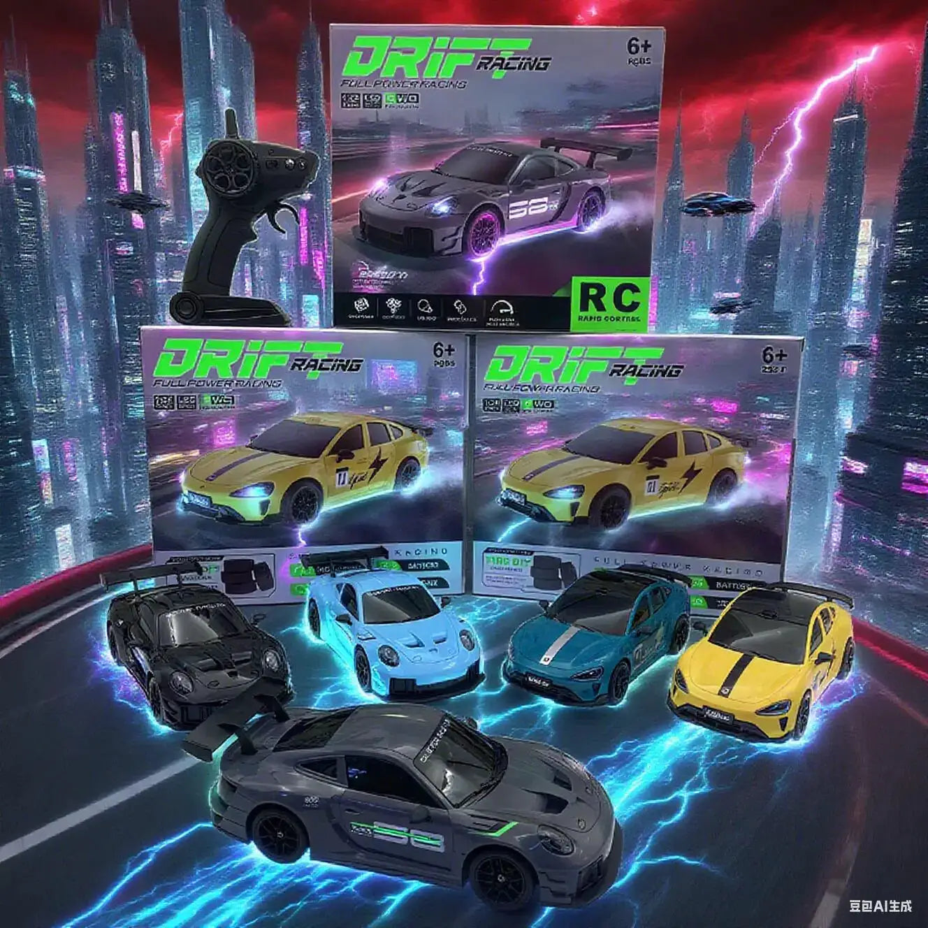 Limited Edition RC Drift GT3 RS 1 To 24 Scale High Speed Remote Control Car Gift For Kids 14 Up