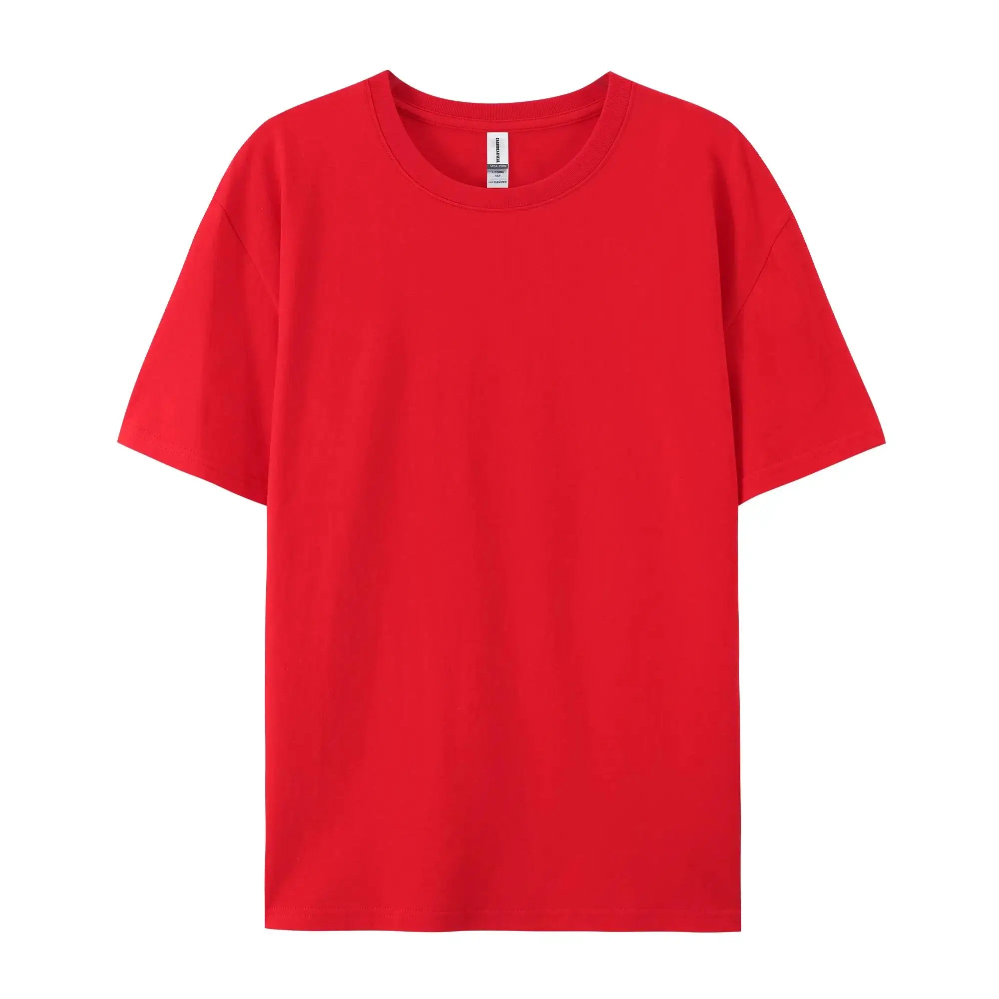 One Hundred Percent Cotton Solid T Shirts For Men And Women Short Sleeve Casual Wear Soft Tees