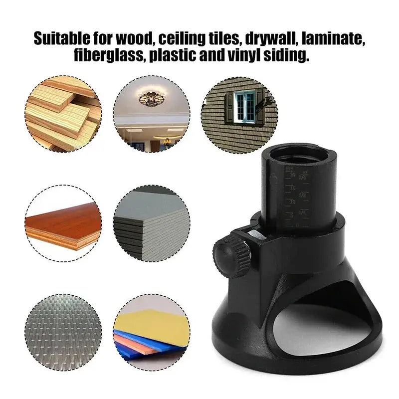 Rotary Router Milling Cutter Guide Attachment For Dremel Tools Wood Carving Kit With Precision Locator