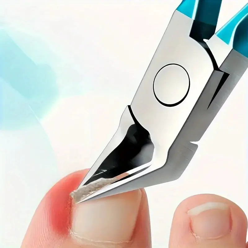 SilverCare Ingrown Toenail Clippers With Straight Blade Stainless Steel For Thick Nails And Seniors