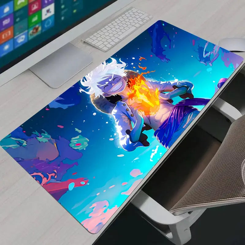 One Piece Luffy Anime Mouse Pad XXL Large Gaming Desk Mat For Keyboard And Mouse