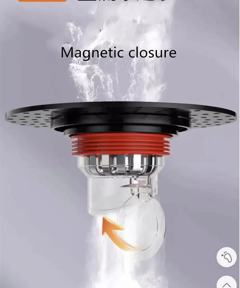 Simples Market ABS floor drain core shower strainer with magnetic closure