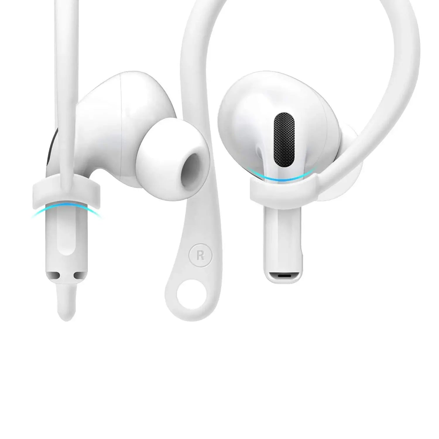 FlexGuard AirPods Silicone Ear Hooks Clip For AirPods 1 2 Pro And EarPods Secure Flexible Fit