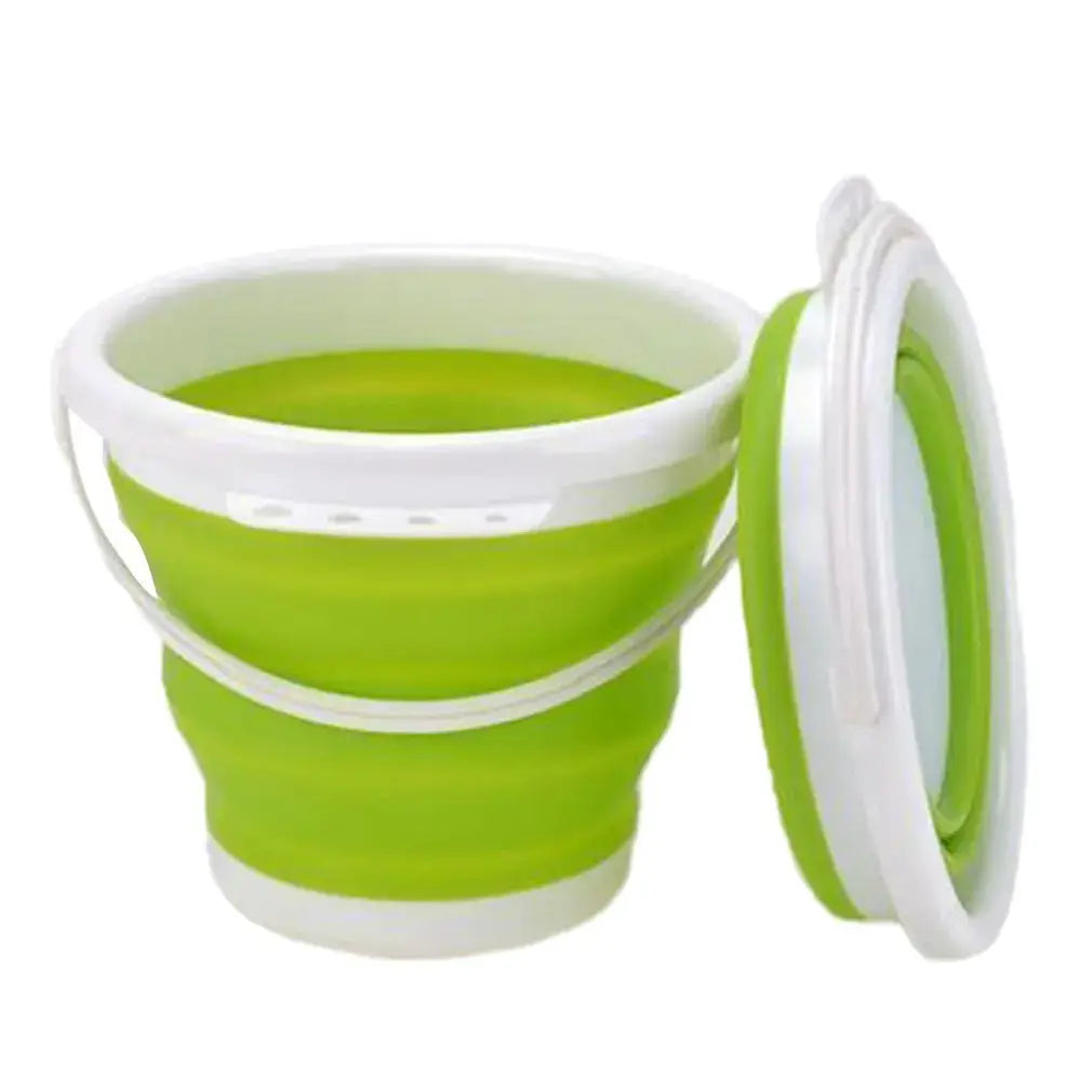 3L Plastic Collapsible Bucket Portable Folding Water Bucket For Car Washing Fishing Camping And Travel