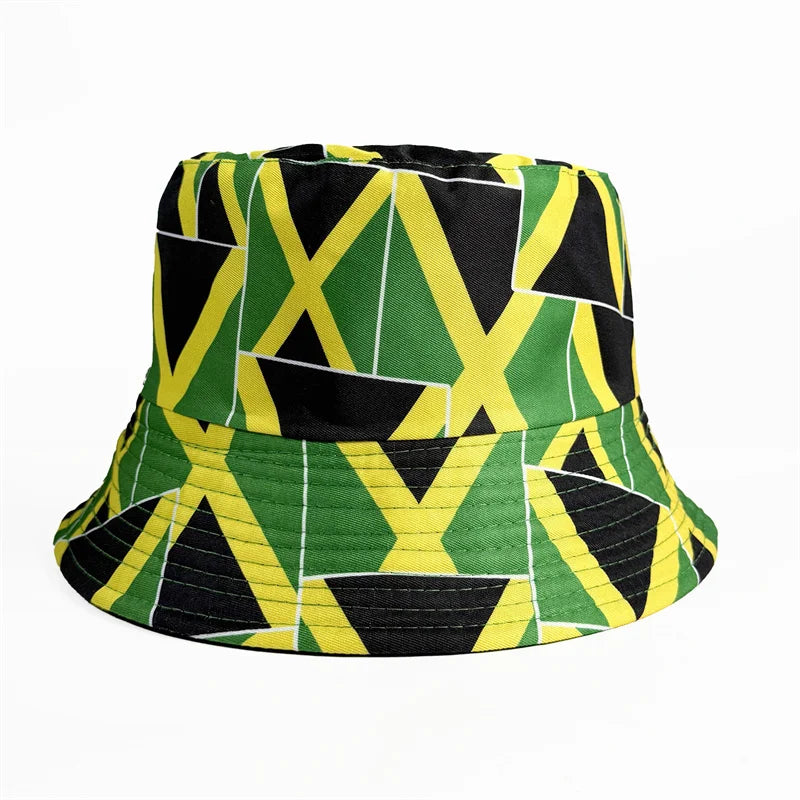 National Flags Reversible Bucket Hat For Men Women Football Fans