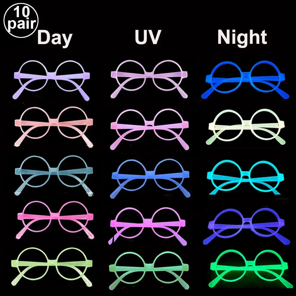 Neon UV Glow Party Hats Blacklight Fluorescent Hats For Adults And Kids Multi Pack 6 12 24 30 Pieces