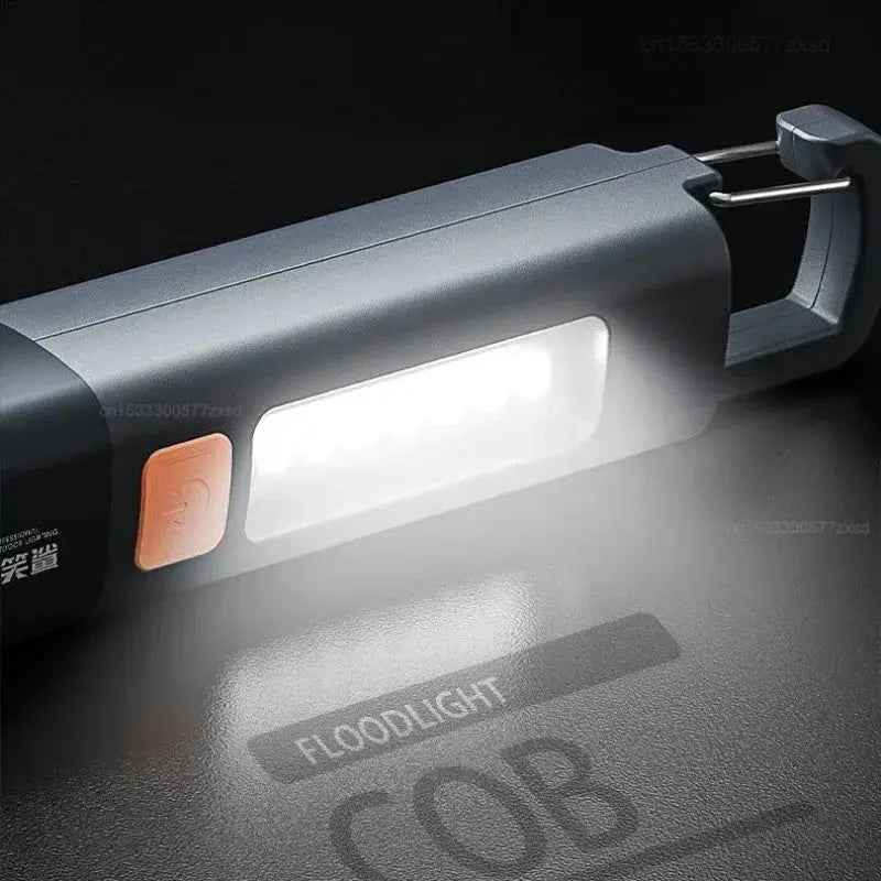 Mijia Outdoor Flashlight Rechargeable High Power Light With Adjustable Focus And Long Range Floodlight Side Lights