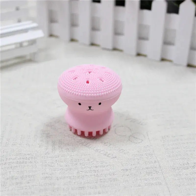 Silicone Face Cleansing Brush Mini Deep Pore Cleaning Exfoliator Soft Skin Care Scrub Tool