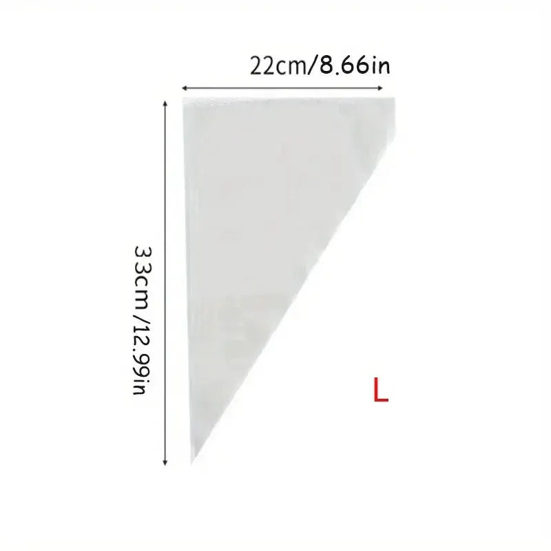 100 Disposable Pastry Bags Extra Strong Leak Proof Piping Bags For Cake Decorating Baking Icing Crafts Durable Food Safe