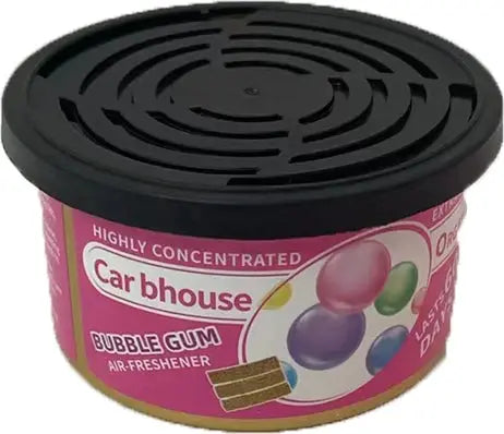 Organic Air Freshener Tank Bubble Gum Scent With 3 Anti Spill Blocks Per Can For Car Home And Office Use New Car Scent