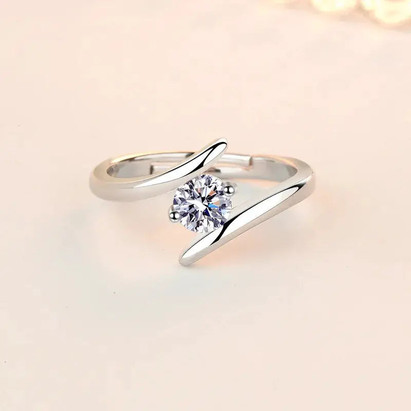 925 Sterling Silver Ring For Women Zircon Jewelry Luxury High Quality Gift For Wedding Party
