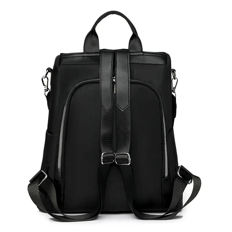Women's anti-theft backpack by Simples Market, black travel backpack with adjustable straps and large capacity