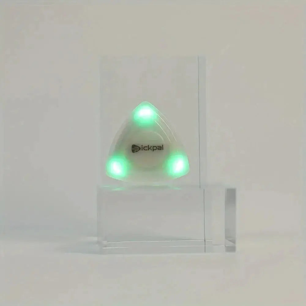 Miwayer LED Luminous Guitar Pick ABS Ergonomic Non Slip Three Color Lights White Green Purple For Electric Guitar