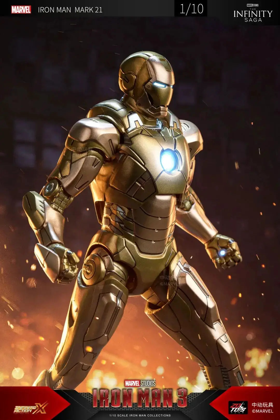ZDTDS Iron Man Avengers MK37 Hammerhead MK12 MK38 Igor MK9 Iron Patriot War Machine Action Figure Collectible Toy