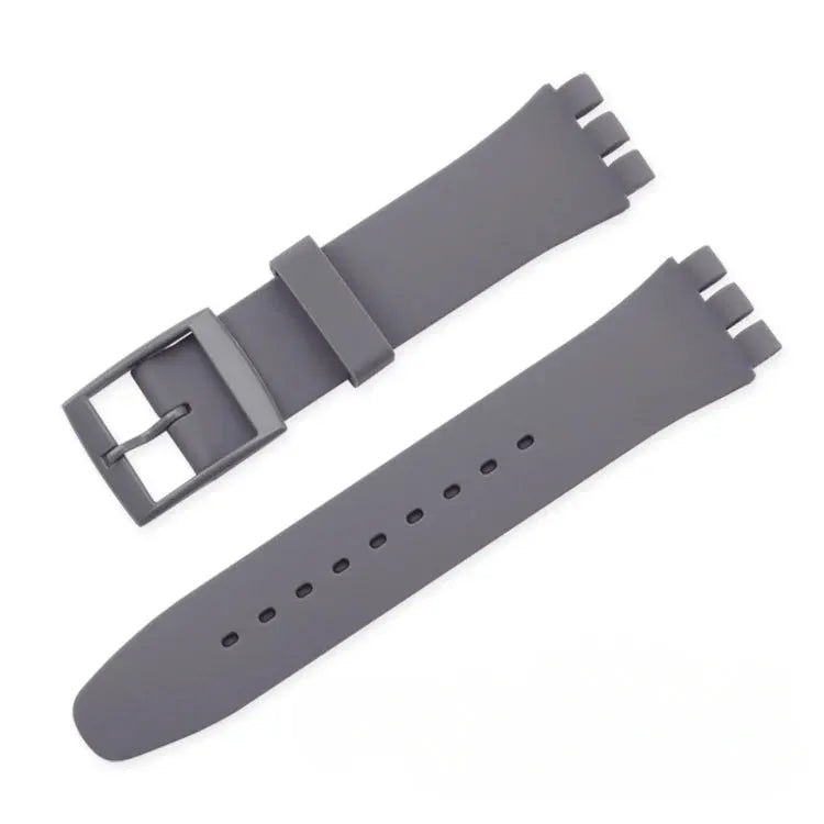 Swatch Compatible Silicone Watch Band 16mm 17mm 19mm 20mm Waterproof Colorful Rubber Strap For Men And Women