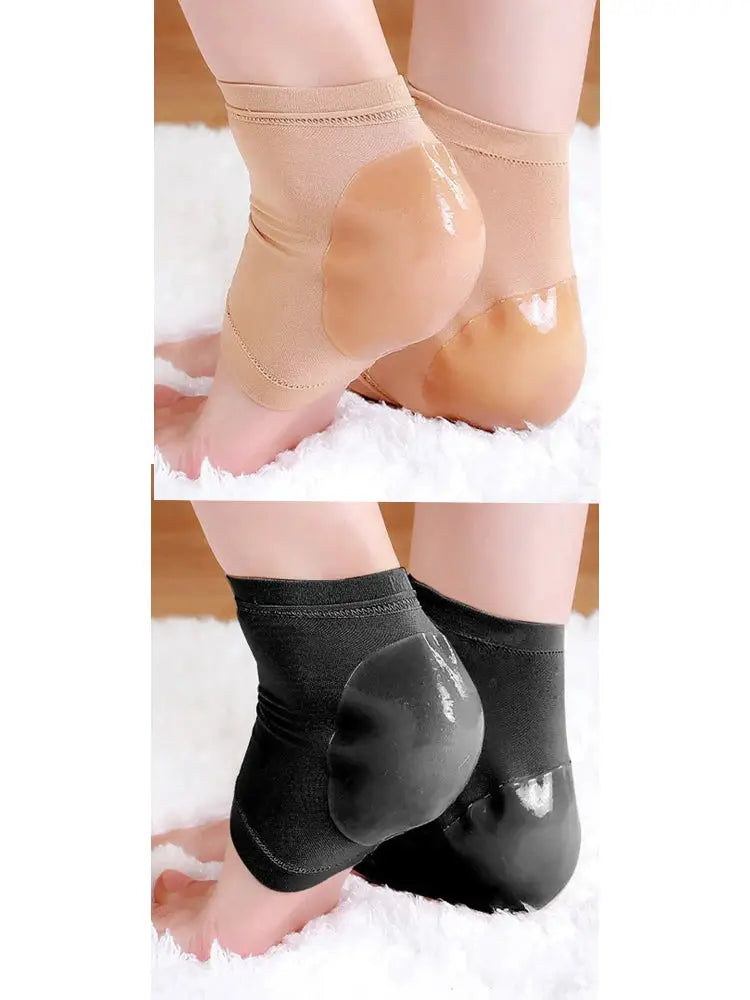 High Elastic Crack Proof Socks Cover For Moisturizing Heels Silicone Heel Socks For Dry Cracked Skin And Callus Repair