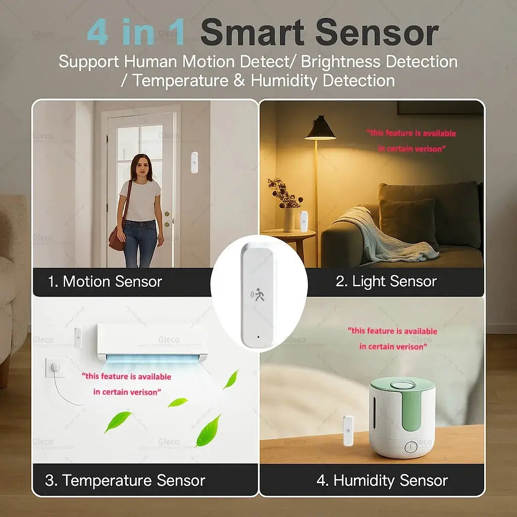 Zigbee 3.0 4-in-1 Smart Sensor Simples Market: motion, light, temperature and humidity monitoring