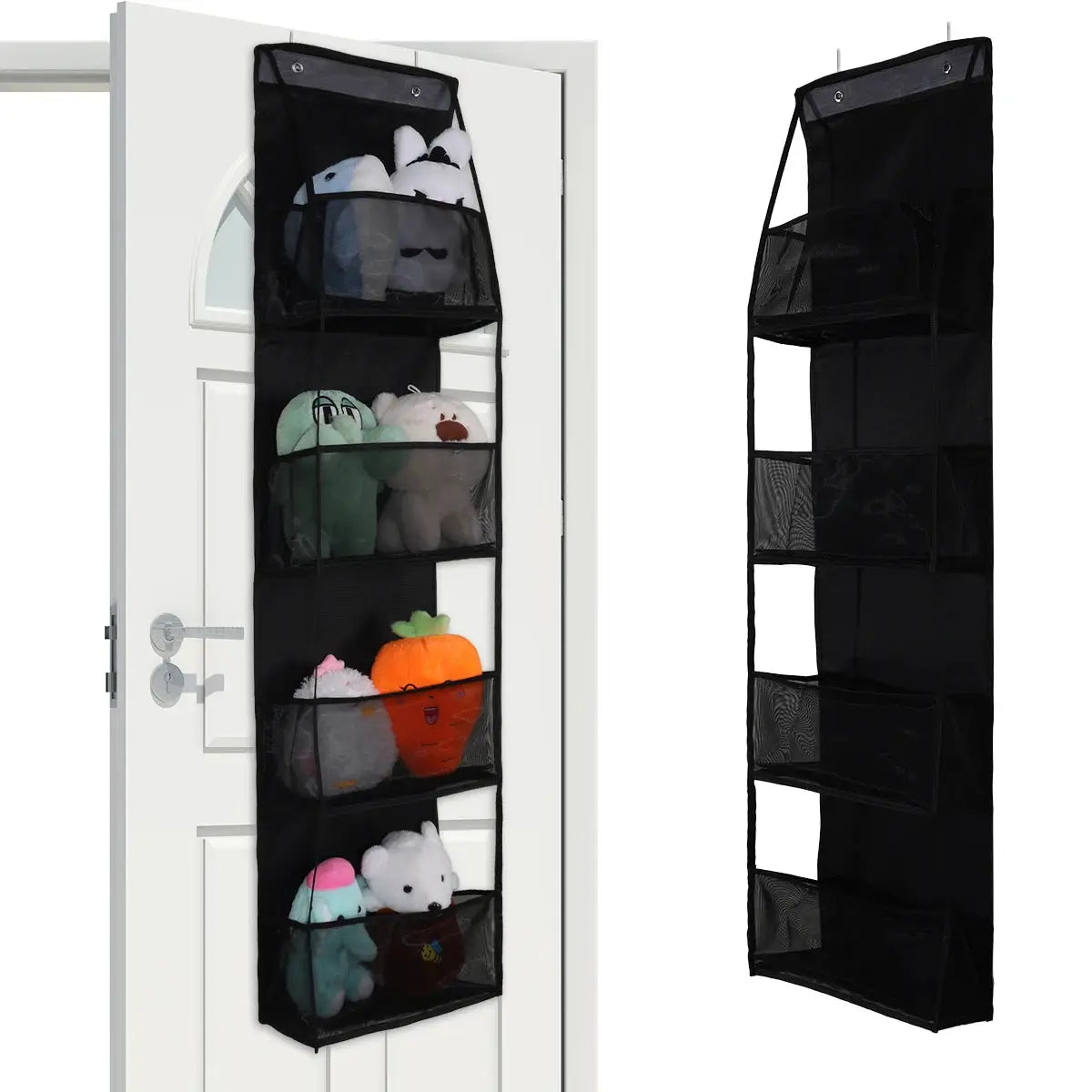 Over the Door Hanging Organizer 4 Or 6 Layer Storage for Cosmetics Nursery Bathroom Closet Bedroom Dorm