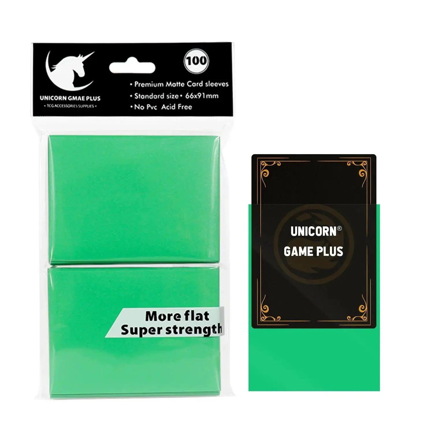 100 Pcs Matte 66x91mm Standard Size Card Sleeves For TCG Trading Cards Board Games Tarot Shield