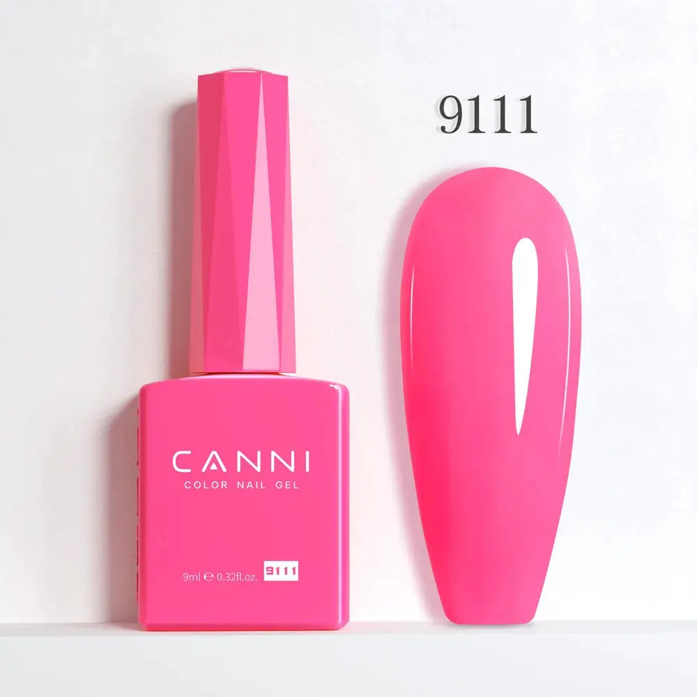 Canni Hema Free Nail Gel Polish Christmas Red Collection Semi Permanent 9ml Long Lasting Shine