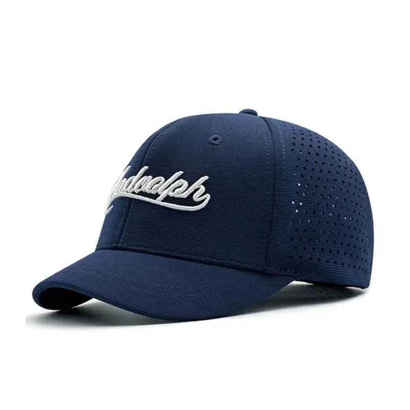 Big Head Hat Back Closed 5cm Short Brim Baseball Cap For Men Mesh Fitted Stretchy Full Closed Caps 56-60cm 61-65cm