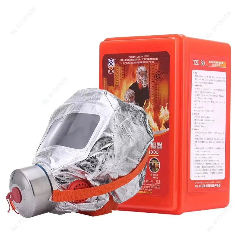 Fire Emergency Escape Safety Mask 30 Minutes Protection Respirator For Smoke And Dust Home And Work