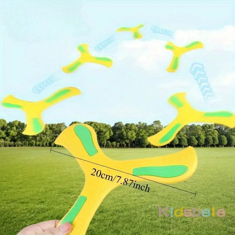 3 Pack LED Light Up Soft Boomerangs Night Glow Flying Toy For Outdoor Park Fun Kids And Adults
